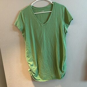 Bright green maternity tshirt